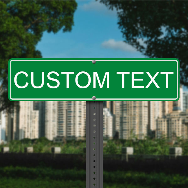 Custom Aluminum Sign - Street Sign